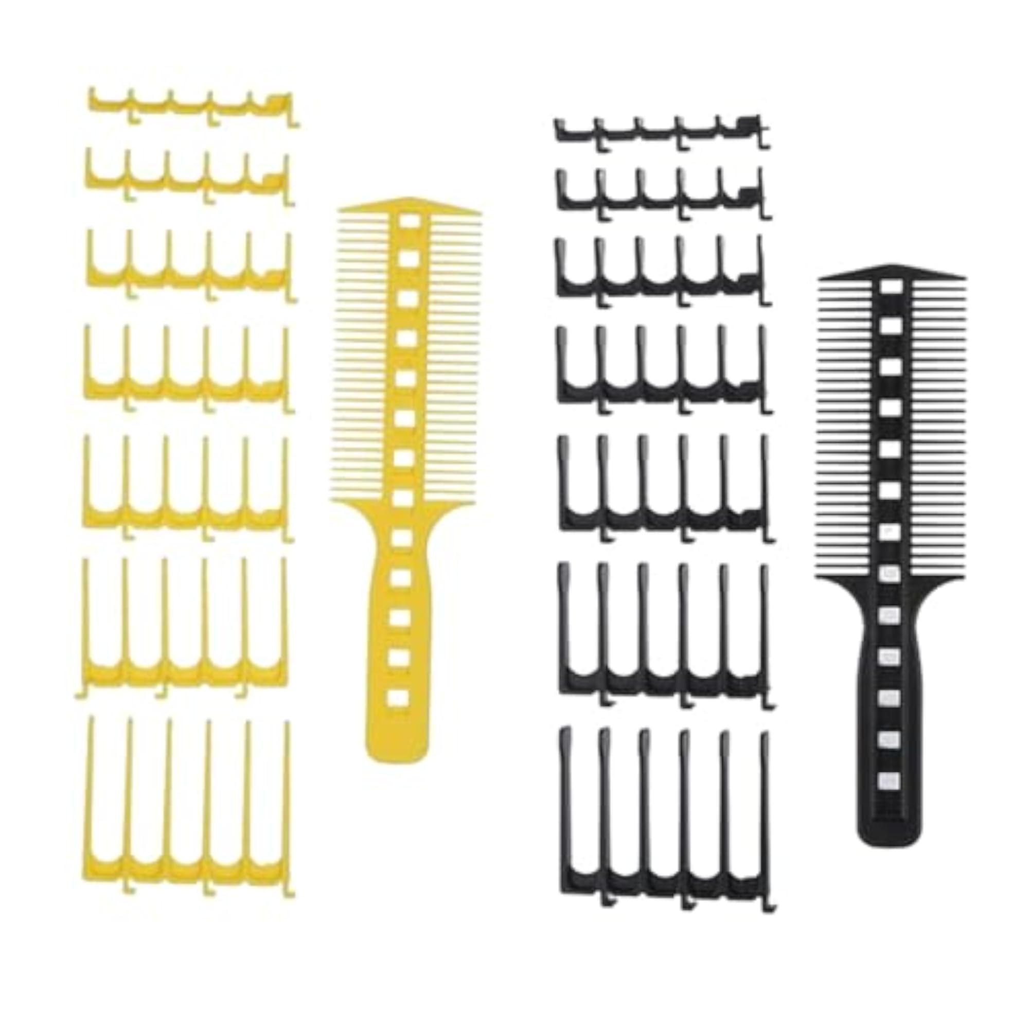 8Pcs DIY Home Hair Cutting Comb Set
